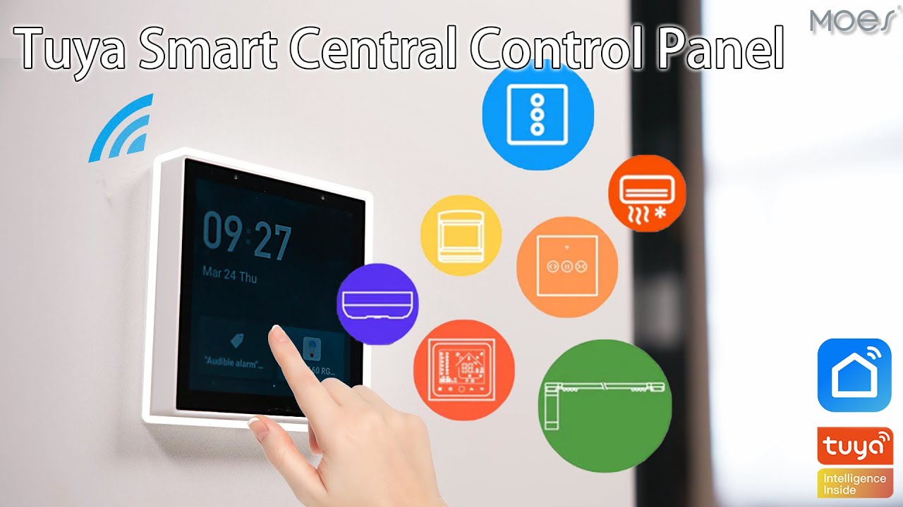 Многофункциональная центральная панель управления Tuya Smart с 4-дюймовым HD LCD дисплеем #moes#c...