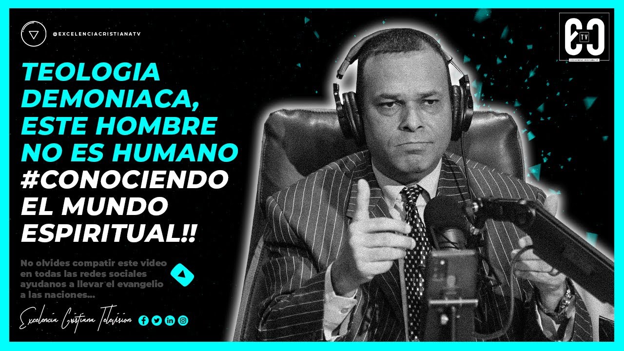 TEOLOGIA DEM0N!ACA [ ESTE HOMBRE NO ES HUMANO ] Sergio Ruiz ALGUIEN ESCRIBIO QUE NECESITABA ESTO!!