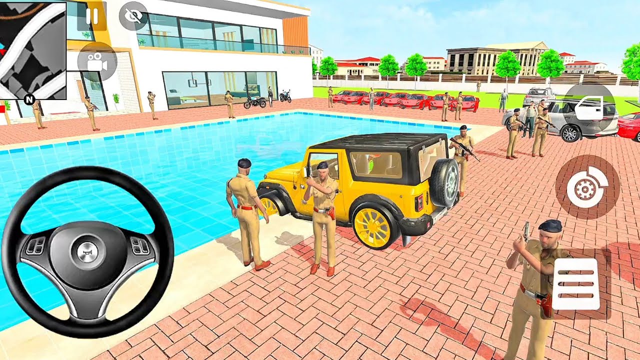 🎮💥Franklin attack on police and House 🏠 #indiantheftauto #gameplay 