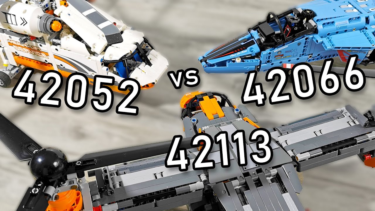 LEGO V-22 Osprey vs LEGO Air Race Jet vs LEGO Helicopter | LEGO 42113 | LEGO 42066 | LEGO 42052