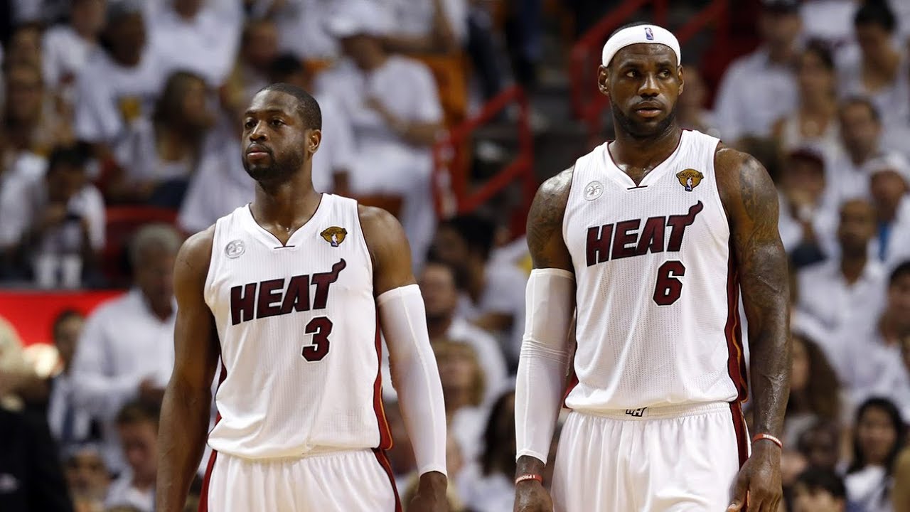 Lebron James and Dwyane Wade~