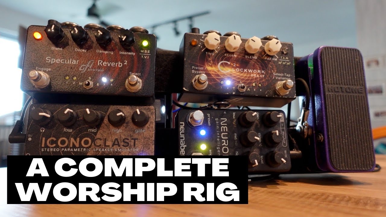 Neunaber Neuron/Iconoclast + GFI Clockwork/Specular Pedaltrain Nano Worship Rig