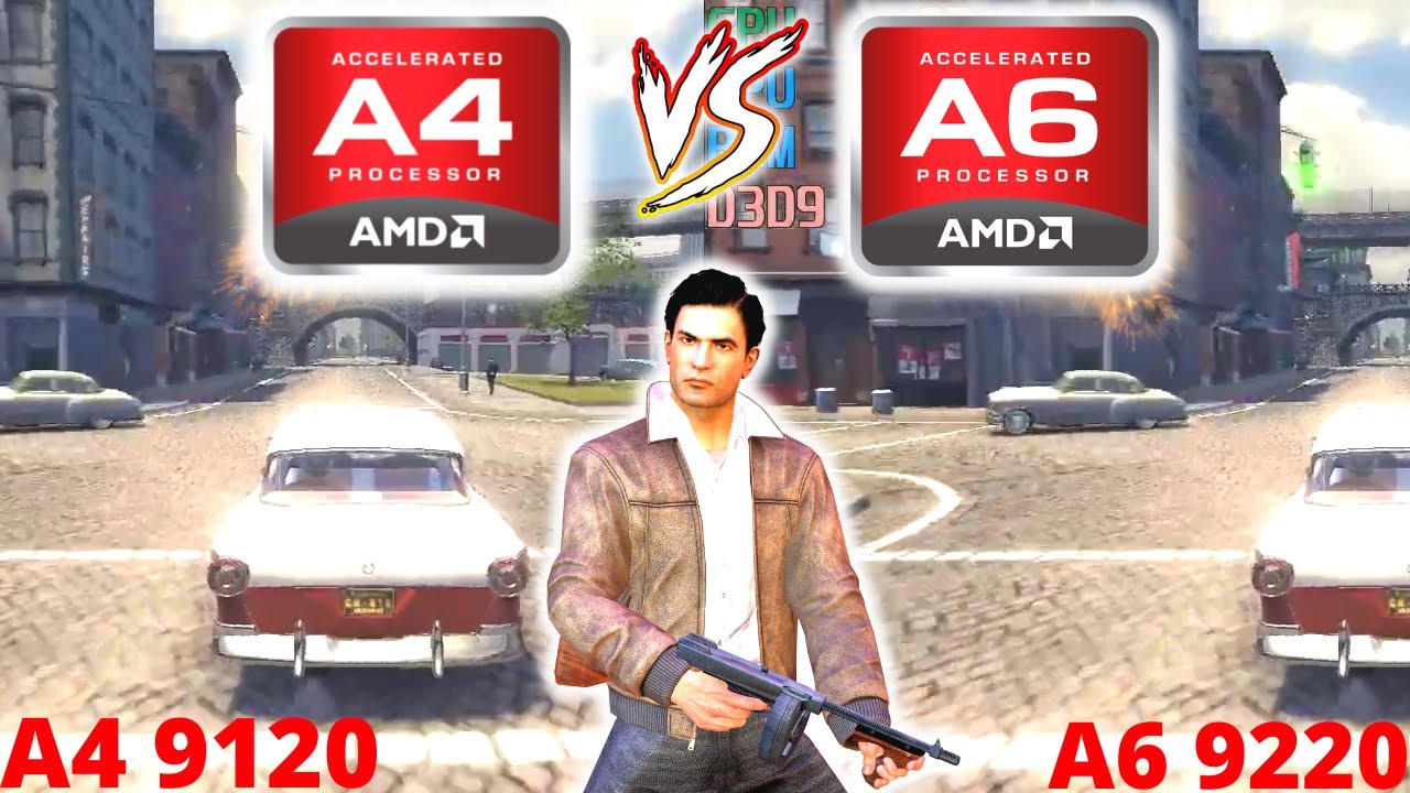 AMD A4-9120 vs AMD A6-9220 Gaming Test in 8 Games (2022)