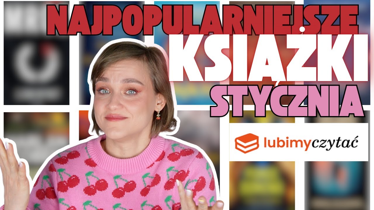 TOP 10 książek STYCZNIA wg Lubimyczytać 😊📚