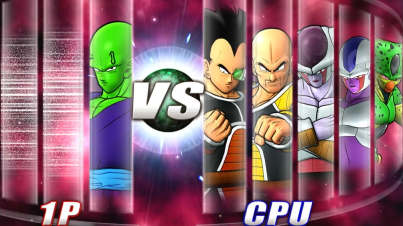 Raging Blast 2 // Piccolo 1v5 against Very Hard Enhanced CPUs