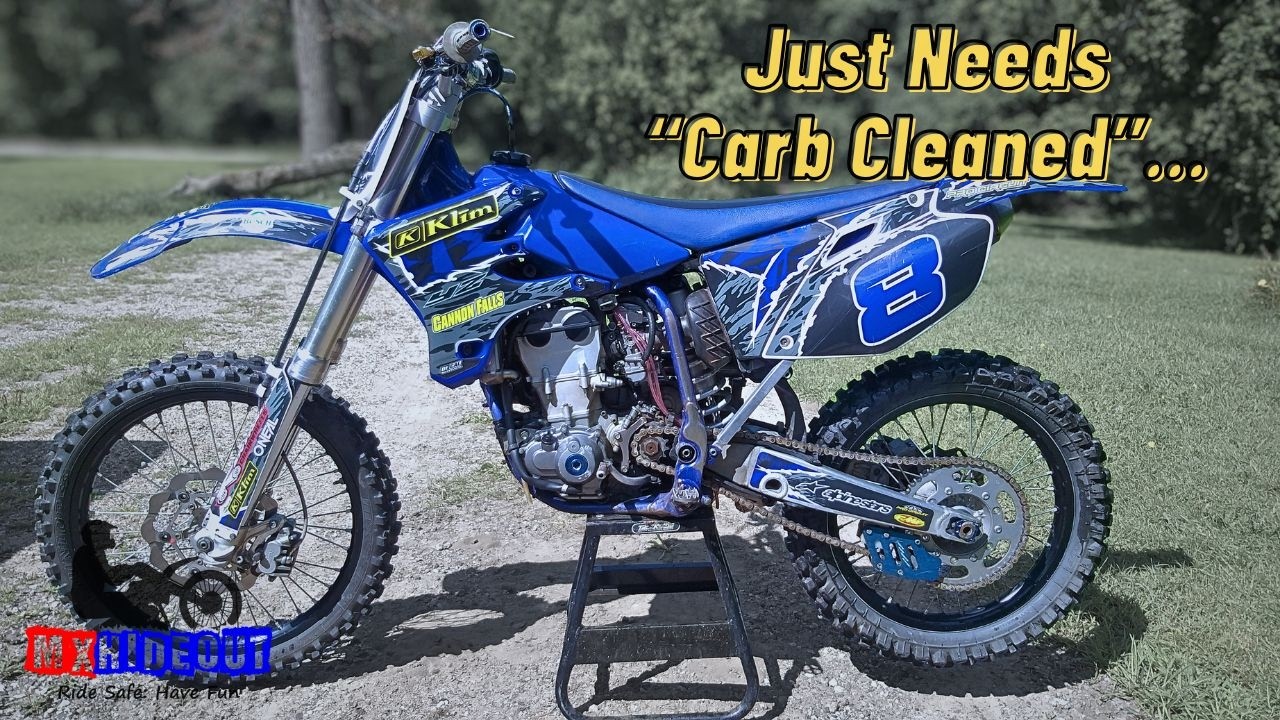 03 YZ450F Won't Start Without Starting Fluid [Carb 