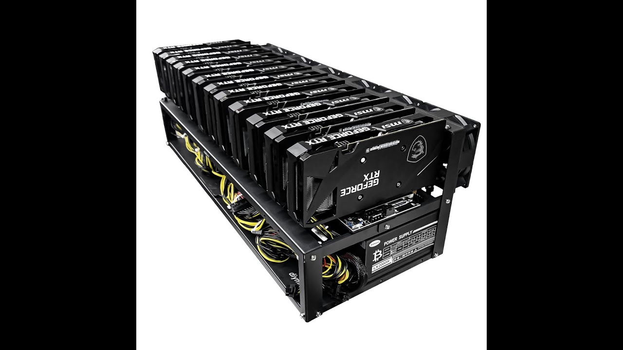 KINPOWER Rig Minage 12 GPU KP-ETH-D92-12GPU - DIY MICRO