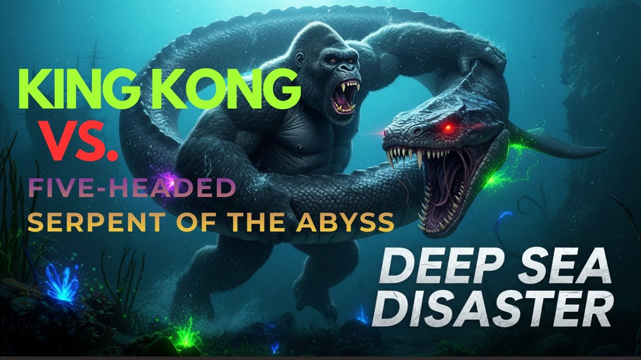 Who Wins King Kong confronts the Titanoboa serpent in an Ancient Battle! #kingkong