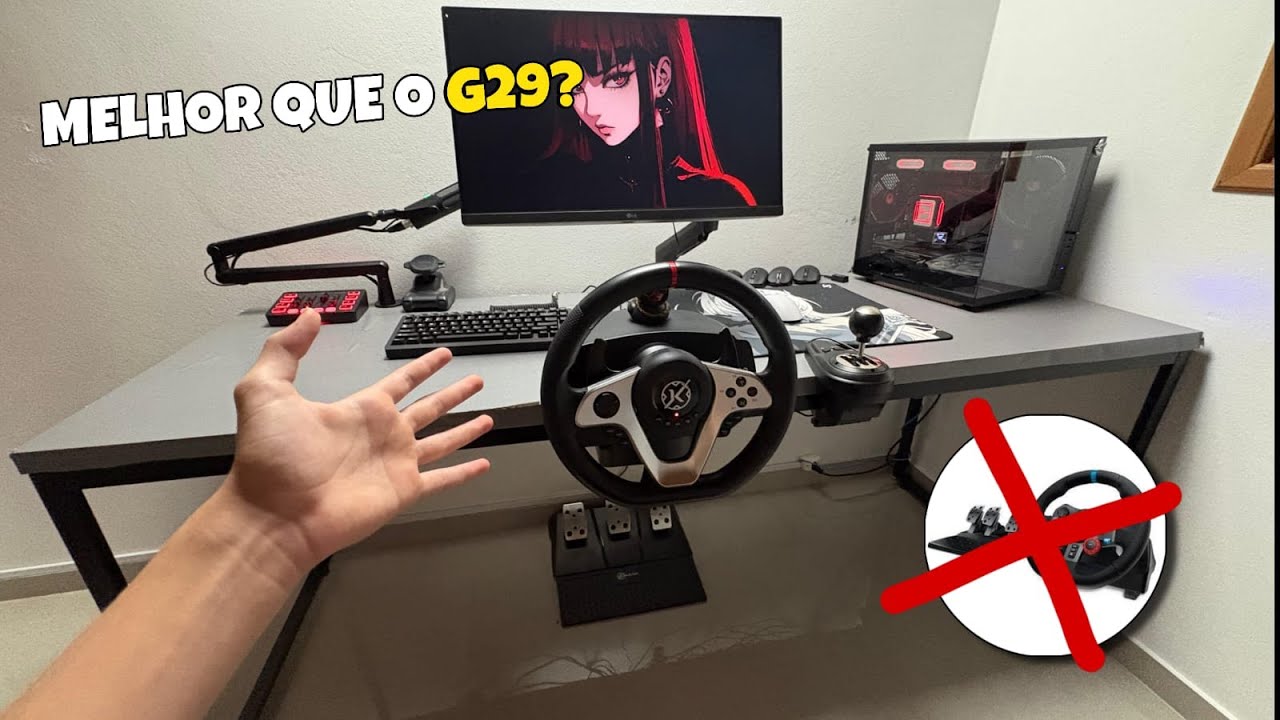 MELHOR VOLANTE CUSTO BENEFICIO - KALKAN G500 (MELHOR QUE O G29)
