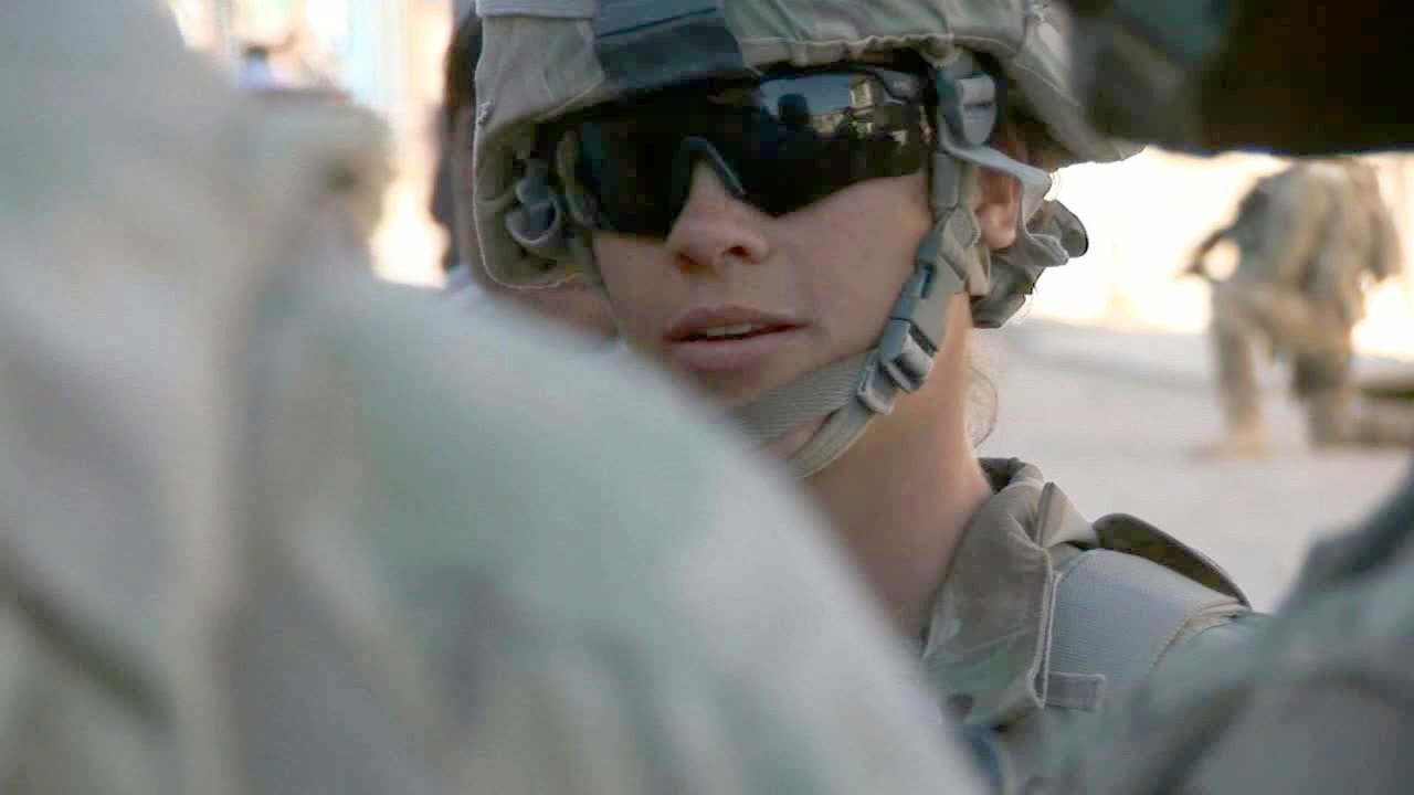 U.S. Military Police Company Patrols Around Afghan Market