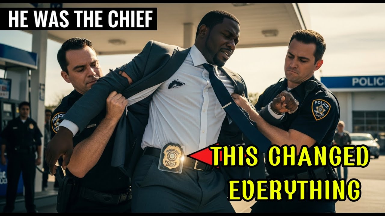 They Tackled a Black Man — Seconds Later, His Police Chief Badge Shocked Them...!