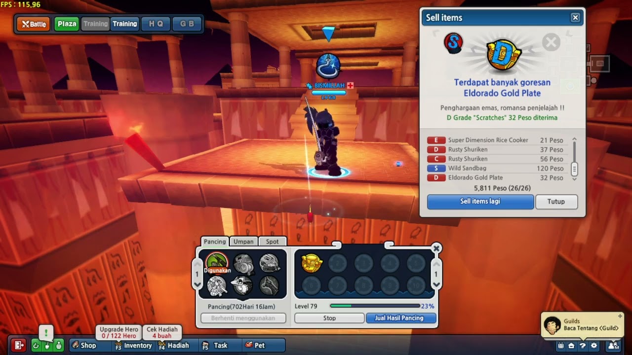 lost saga memancing di map temple of anubis backsound