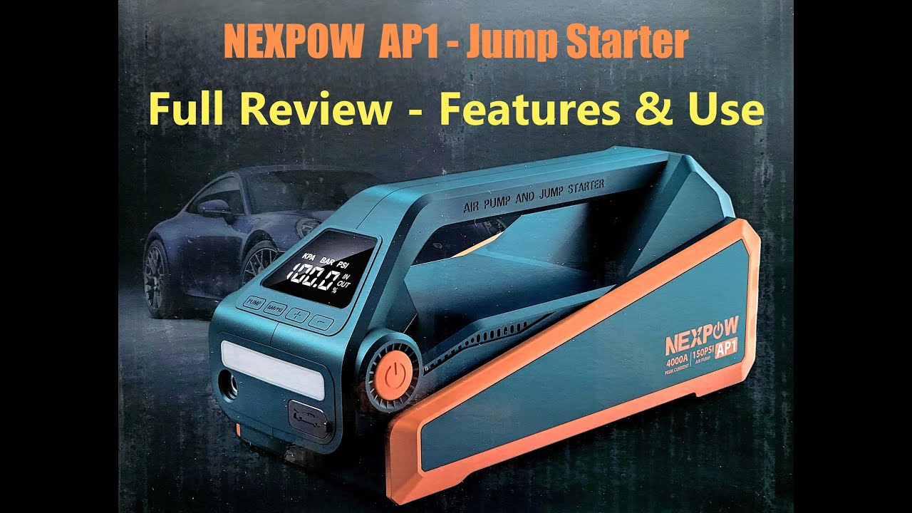 Nexpow AP1 Jump Starter & Air Compressor