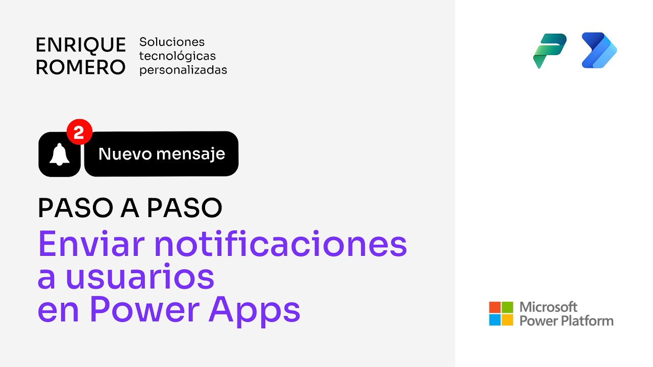 3 formas de notificar a tus usuarios en Power Apps (Teams, Push y Dataverse)