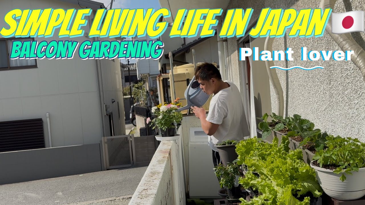 Simple life in Japan🇯🇵/Balcony gardening/Planting strawberry/Cooking/Filipino dish/OFW life/silent