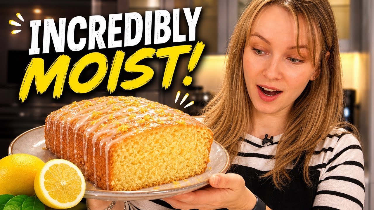 Домашний лимонный кекс с глазурью — так просто, так вкусно!