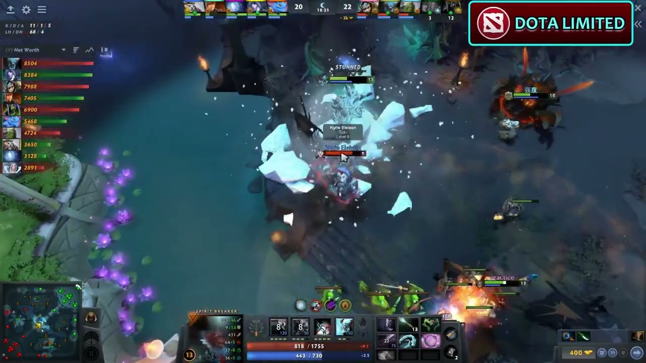 27% Bash Skadi  +   Non-Stop Charge Gank     -      SPIRIT BREAKER    [Dota 2]