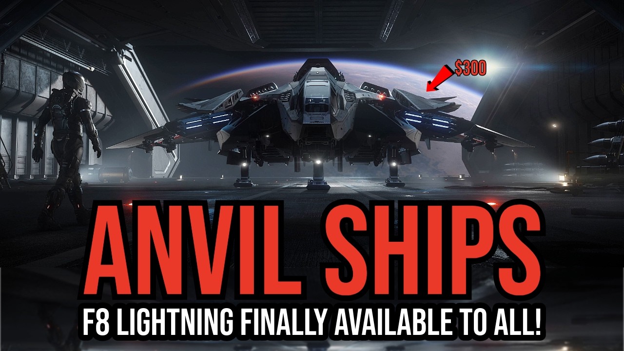 Star Citizen IAE Anvil Ships - F8 Lightning Available For All!