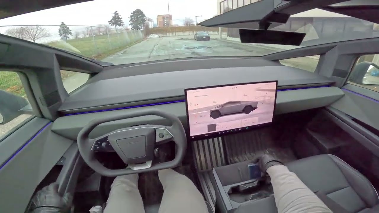 Tesla Cyber Truck [Exterior & Interior + Acceleration] POV Drive 4K