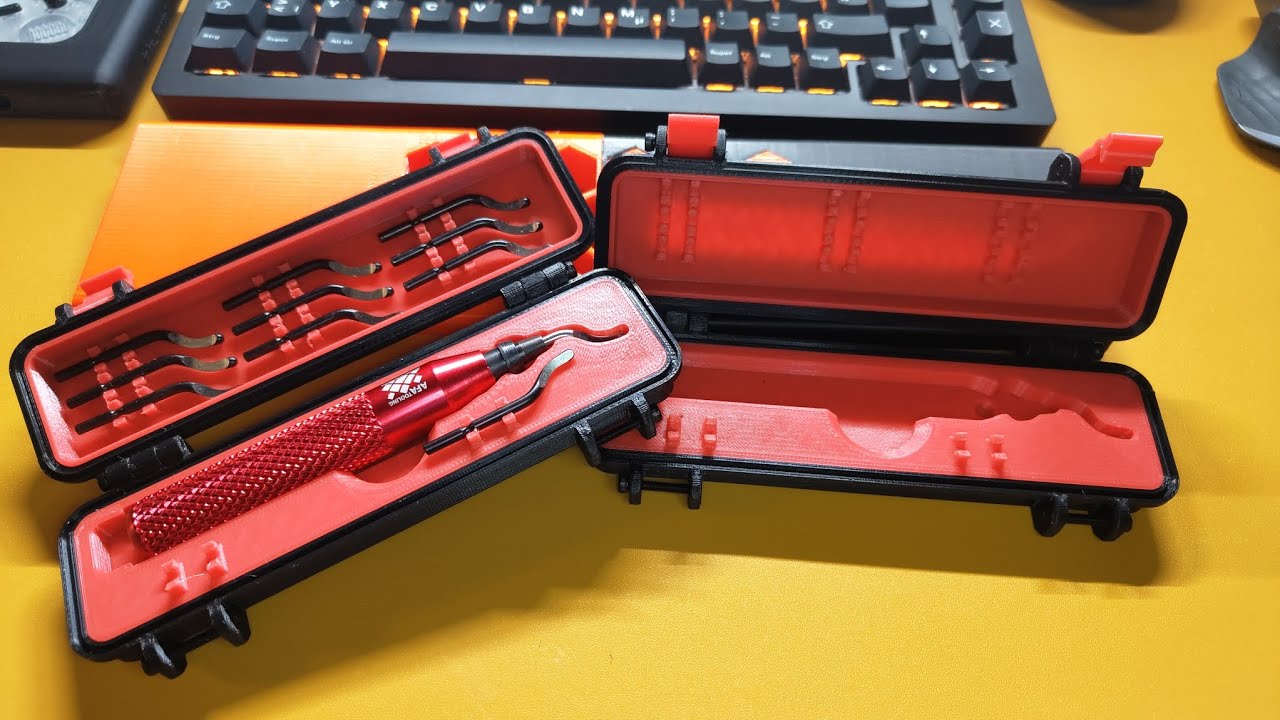 Dein Entgrater verdient eine schöne Verpackung! - 3d gedrucktes rugged case. 💪💡 #3ddruck