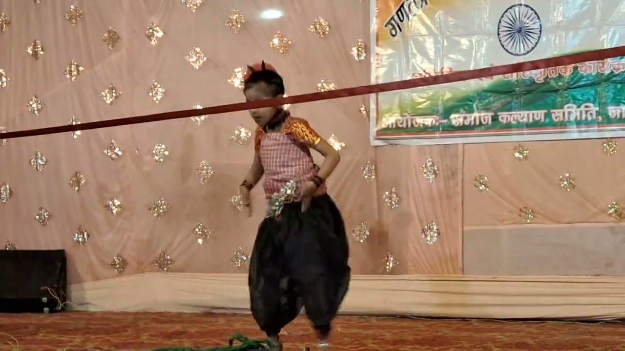 On the eve of Republic day, my daughter Rishita's dance performance at Jamtara, Jharkhand.