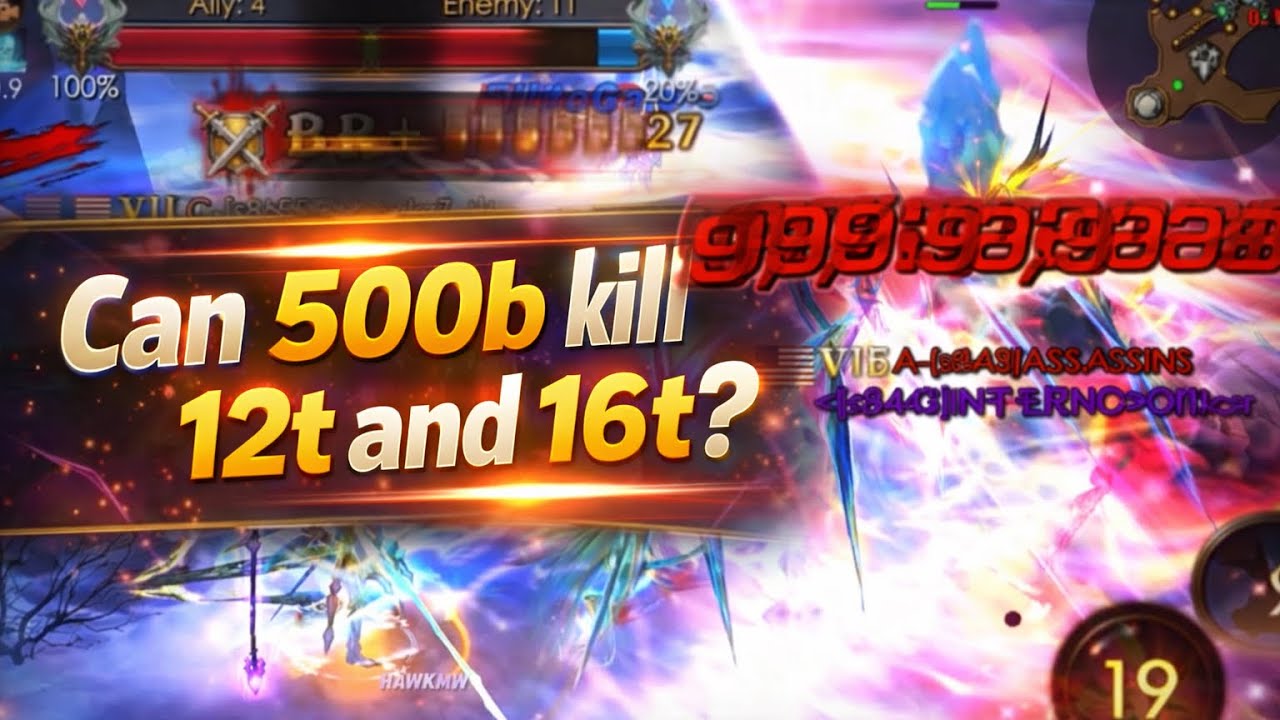 500b vs 12t and 16t! is that POSSIBLE? |Legacy of Discord