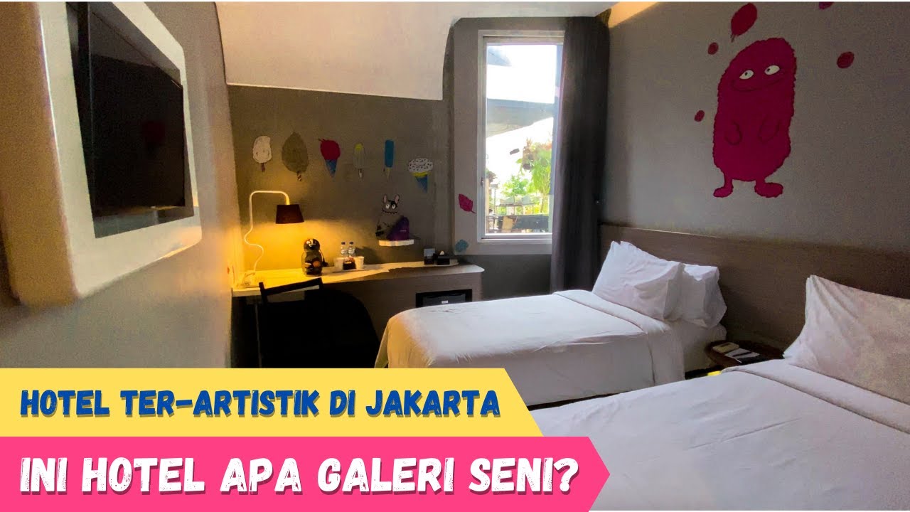 INSTAGRAMABLE BANGET!!! STAYCATION DI HOTEL UNIK DAN ARTISTIK DI PUSAT KOTA JAKARTA #ReviewHotel