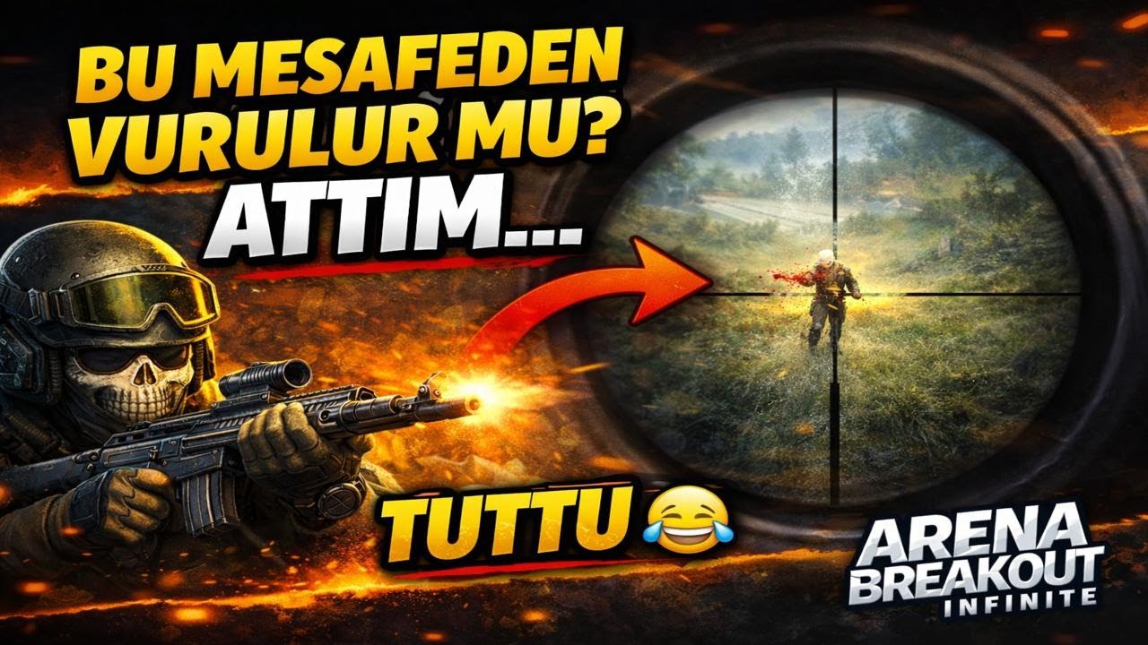 Bu Mesafeden Vurulur mu? Attım… Tuttu 😂 | Arena Breakout Infinite