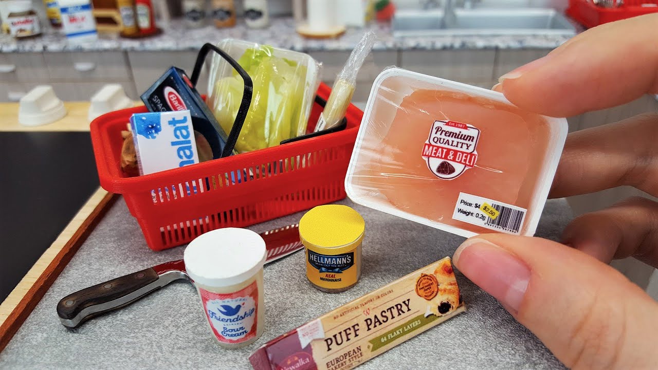 The world's smallest FRIED CHICKEN 🍗🥚❤/ funny / mini cooking / mini food / tiny kitchen / ASMR