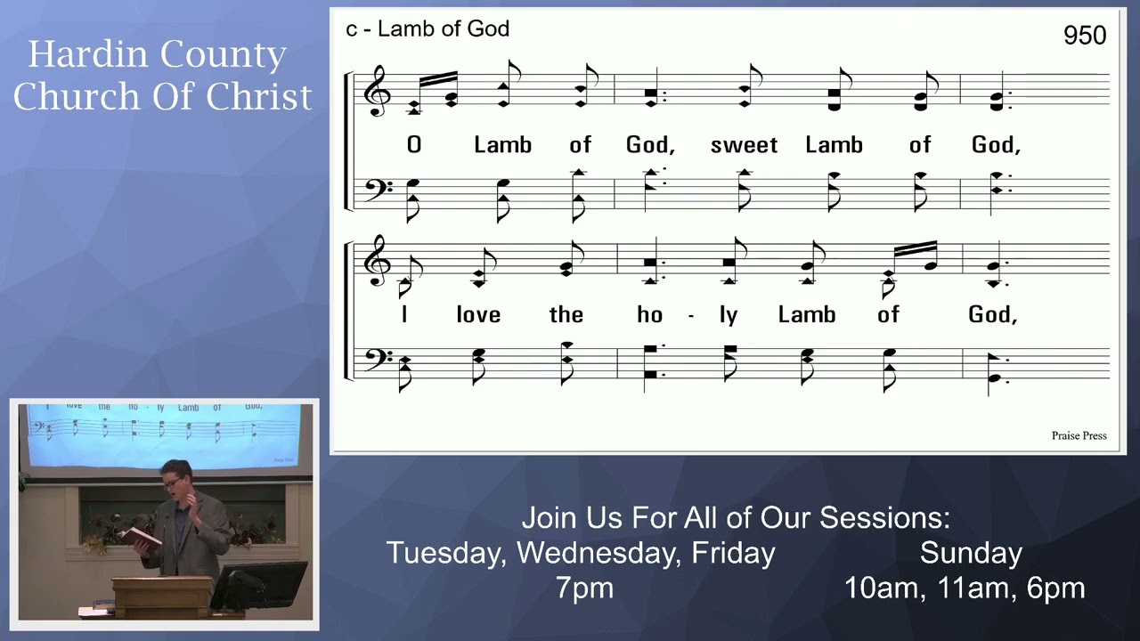 Lamb of God congregational singing
