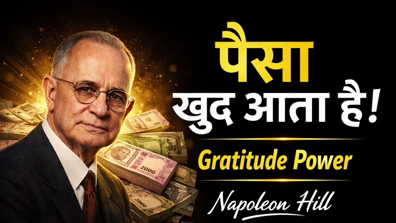 पैसा खुद चलकर आता है | Napoleon Hill का रहस्य और ब्रह्मांड की शक्ति & Gratitude Power