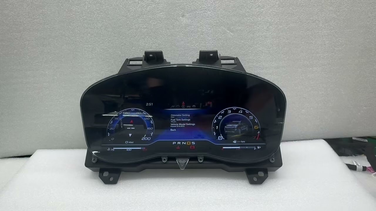 Digital Instrument Cluster for Ford Explorer 2011-2019 Linux Virtual SpeedOmeter