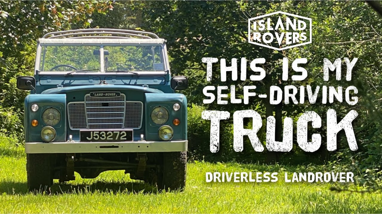 My old Land Rover drives itself off road!