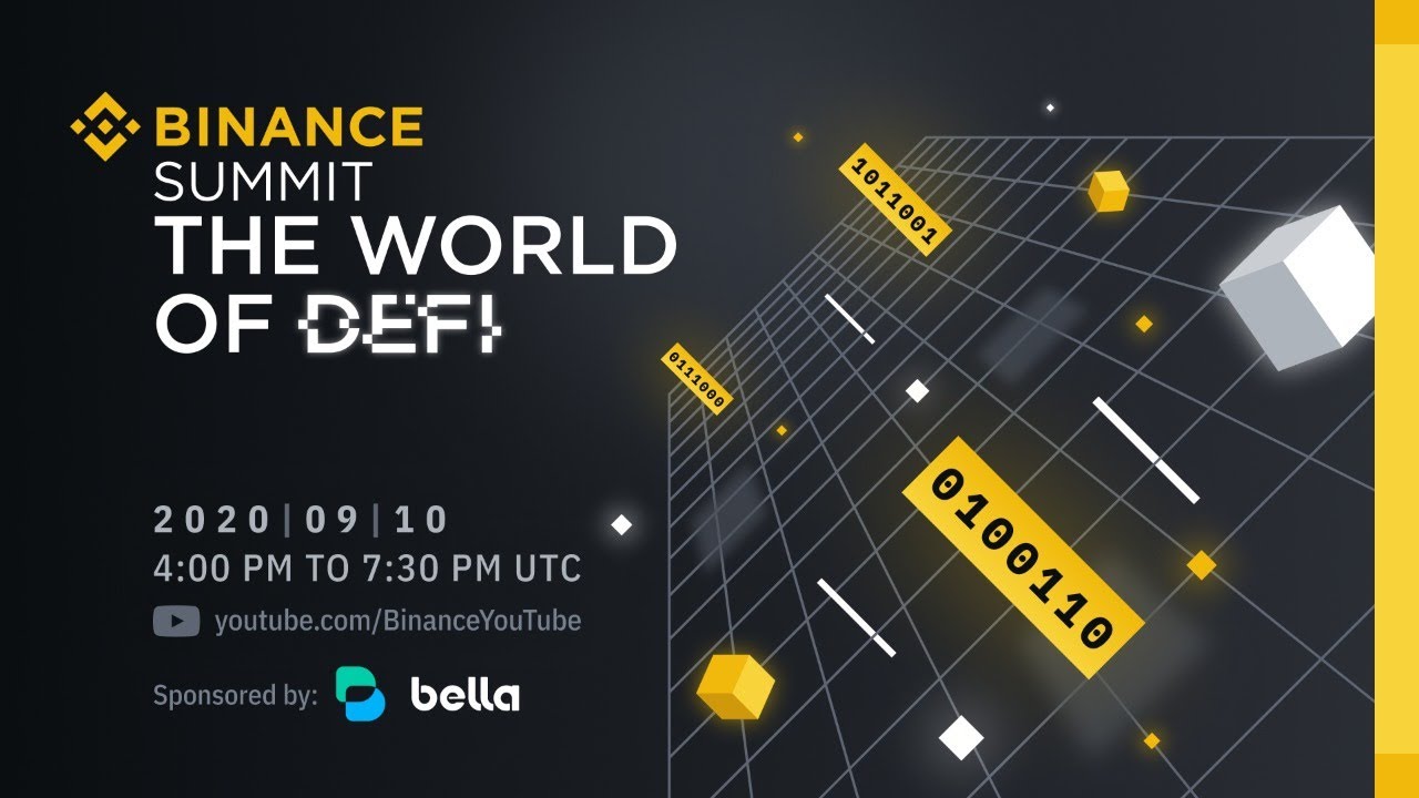 Binance Summit: &ldquo;The World of DeFi&rdquo;
