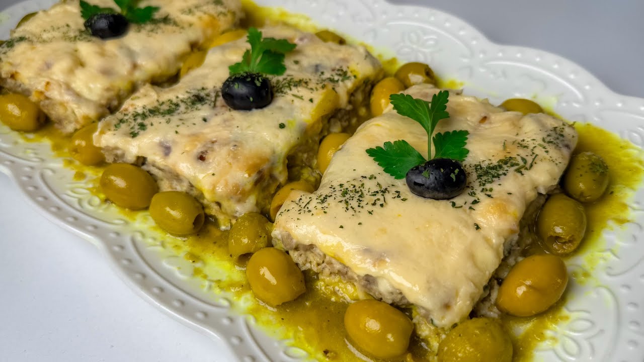 هذي هي الطريقة لي تخلي طاجين الجبن ميجيش ناشف ويجي مفرمج ومشمخ💯بصوص الزيتون  بزاف بنينة #وصفات_رمضان