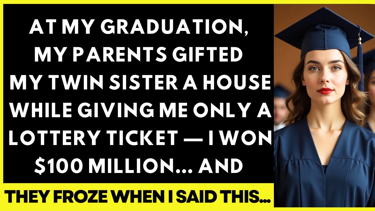 At My Graduation, My Parents Gifted My Twin Sister A House While Giving Me Only A Lottery Ticket...
