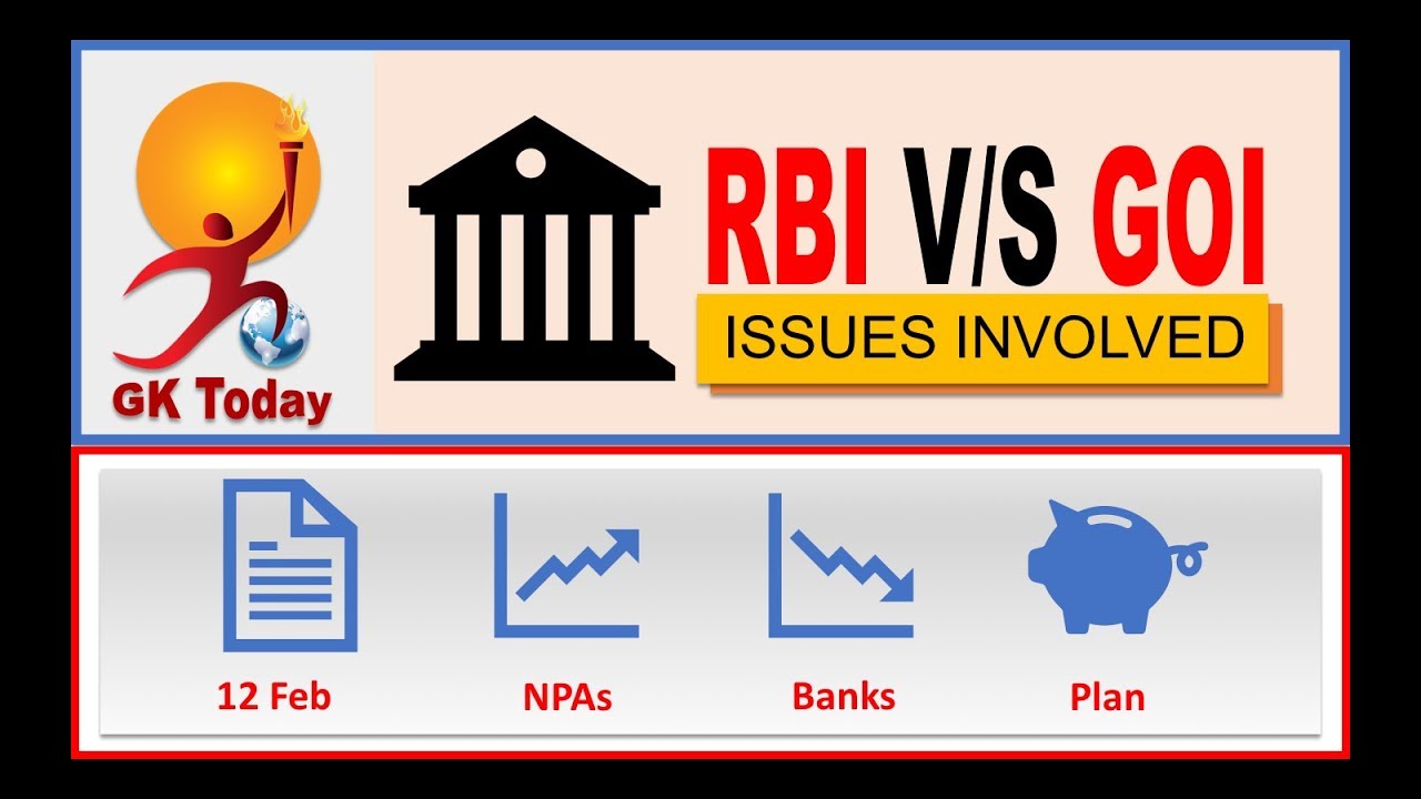 RBI vs Govt Issues involved Explained