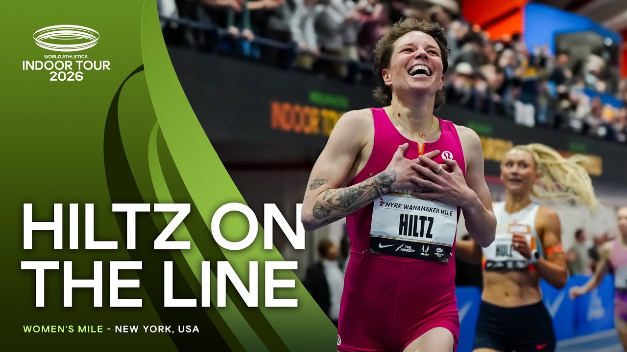 Nikki Hiltz battles it out with Jess Hull for the Wanamaker Mile in 4:19.64 | World Indoor Tour 26