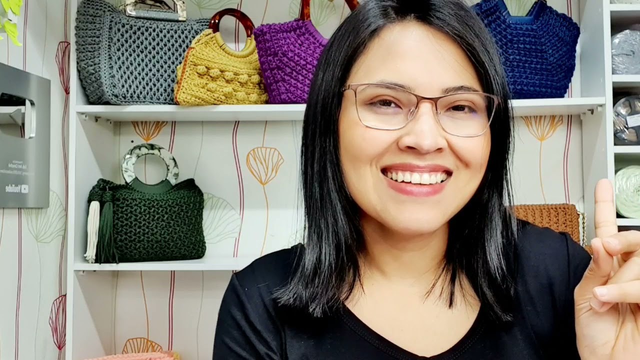 Fio de poliéster para bolsas e cestos de crochê da Hass Têxtil | Edi Art Crochê