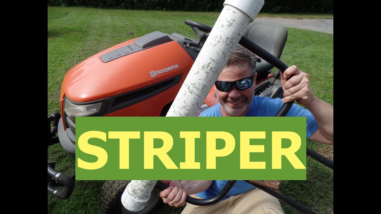 DIY Lawn Striper For Riding Mowers