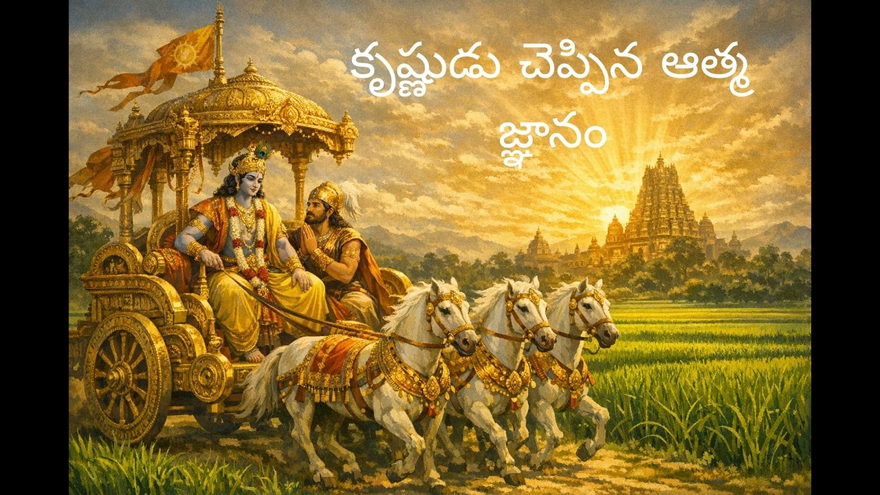 భగవద్గీత సాంఖ్యయోగం 19 నుండి 27 వరకు శ్లోకాలకు అర్థం🙏🙏🙏#devotional#telugu#gitameaning