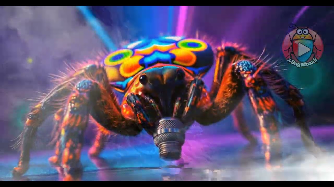 Peacock Spiders Thrash to Bug Muzak Original 