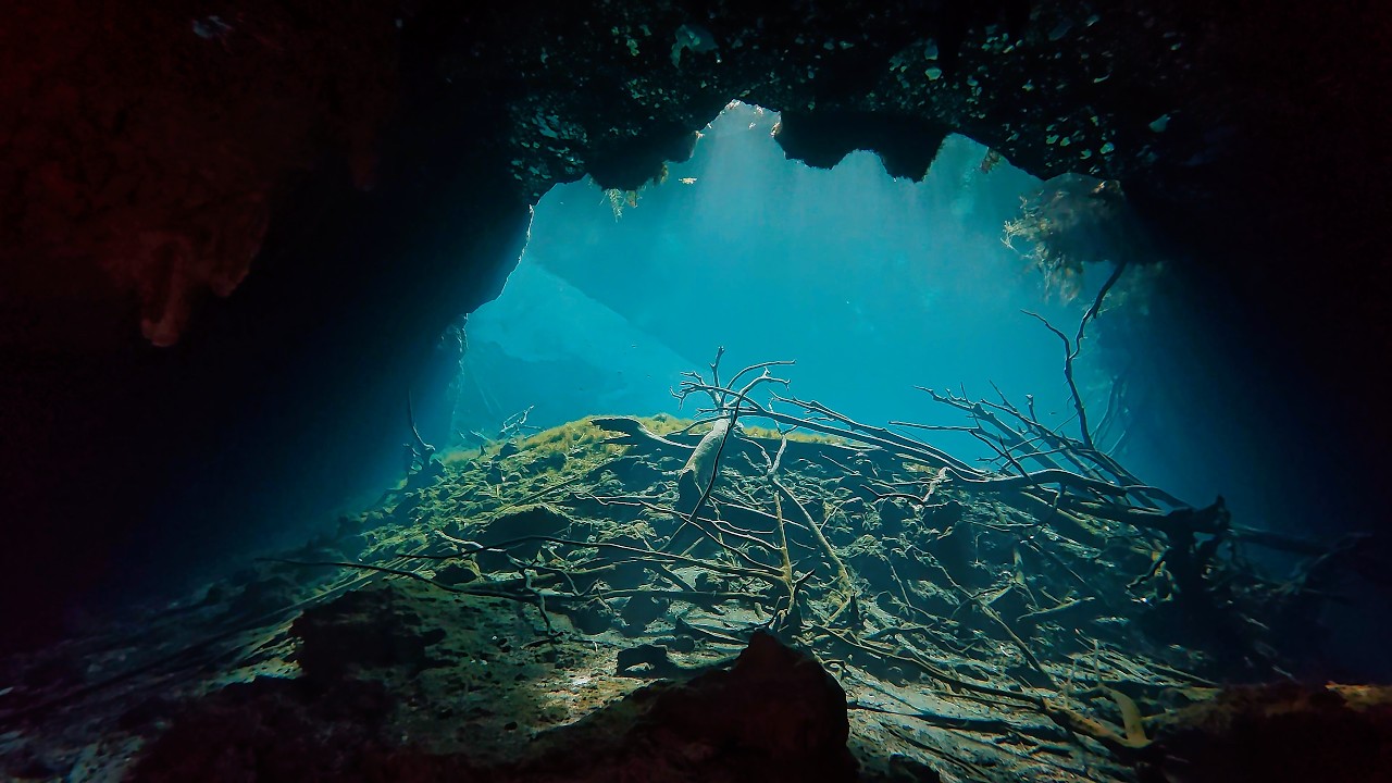 Mysterious World - car wash cenote , Mayan name Aktun Ha .