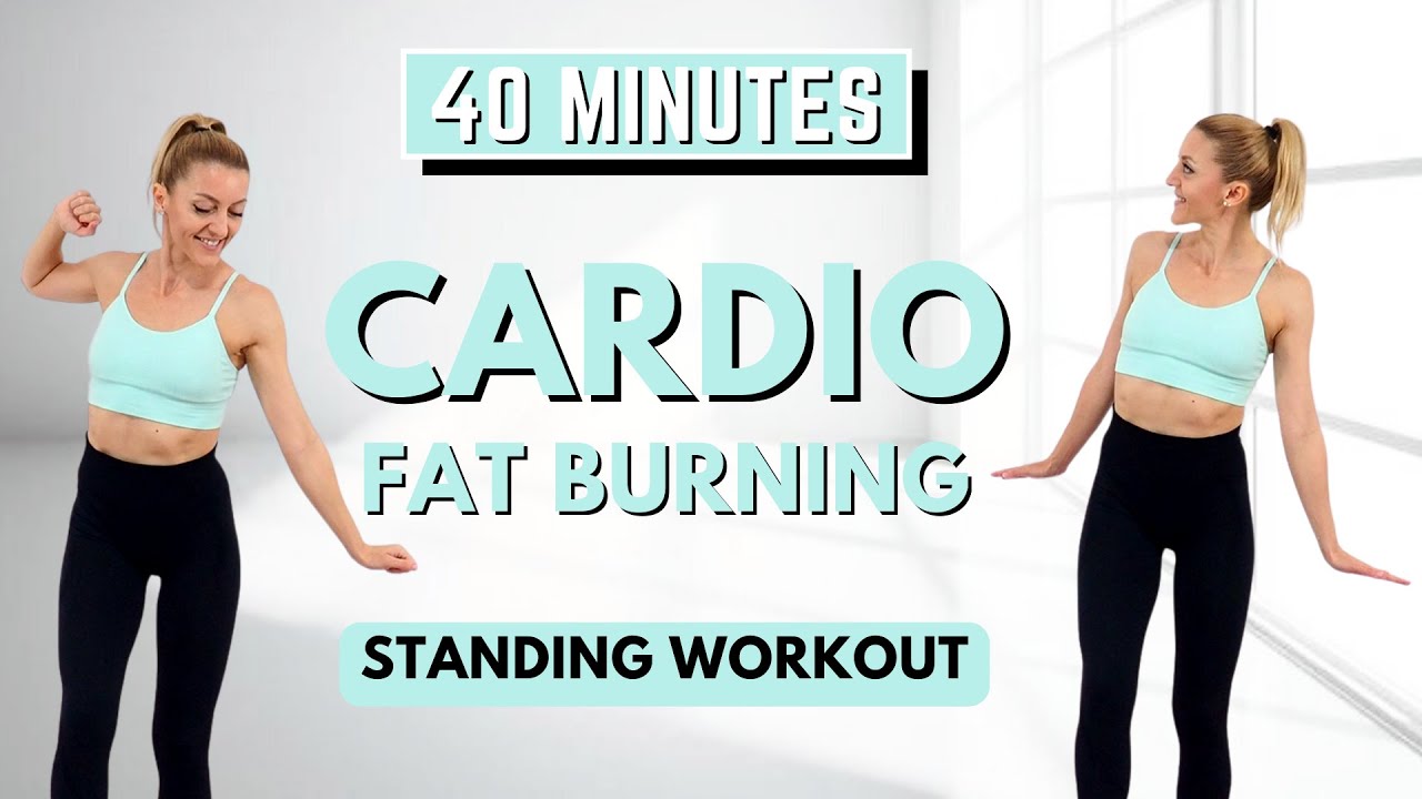 🔥40 Min FAT BURNING CARDIO🔥STEADY STATE CARDIO for WEIGHT LOSS🔥KNEE FRIENDLY🔥NO JUMPING🔥NO REPEATS🔥