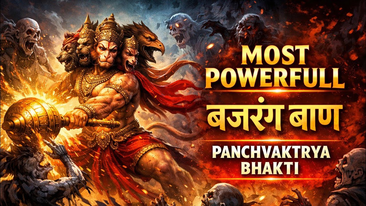 MOST POWERFUL Bajrang Baan | Bajrang Baan With new Version | संकट, डर और बुरी शक्तियों से रक्षा 