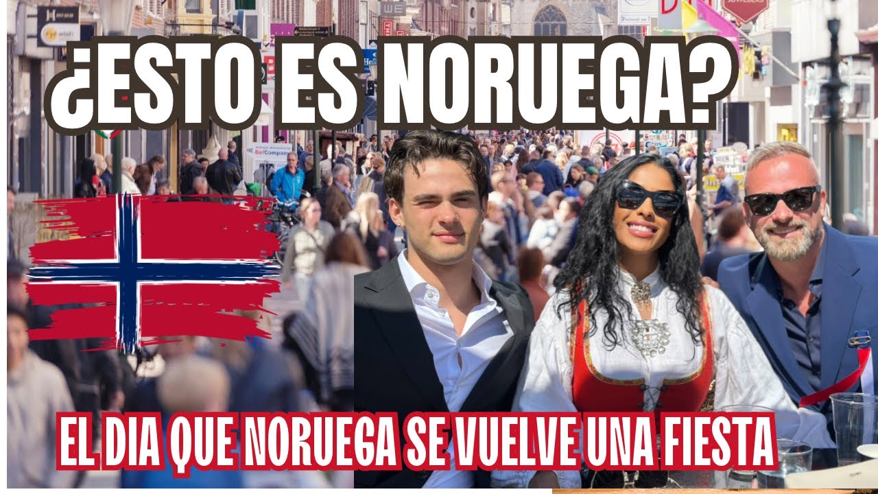🇳🇴 ¡El ÚNICO día donde TODO Oslo sale a la calle! | Así celebramos el 17 de mayo en familia 🥂🎉