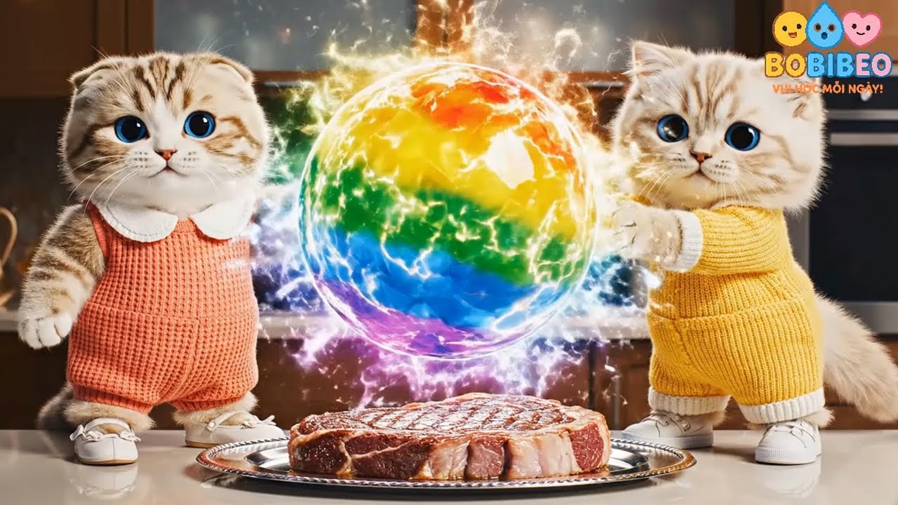 THE RAINBOW CHEFS The Final Sear! 😱 Pinky Bluey v&agrave; Sunny