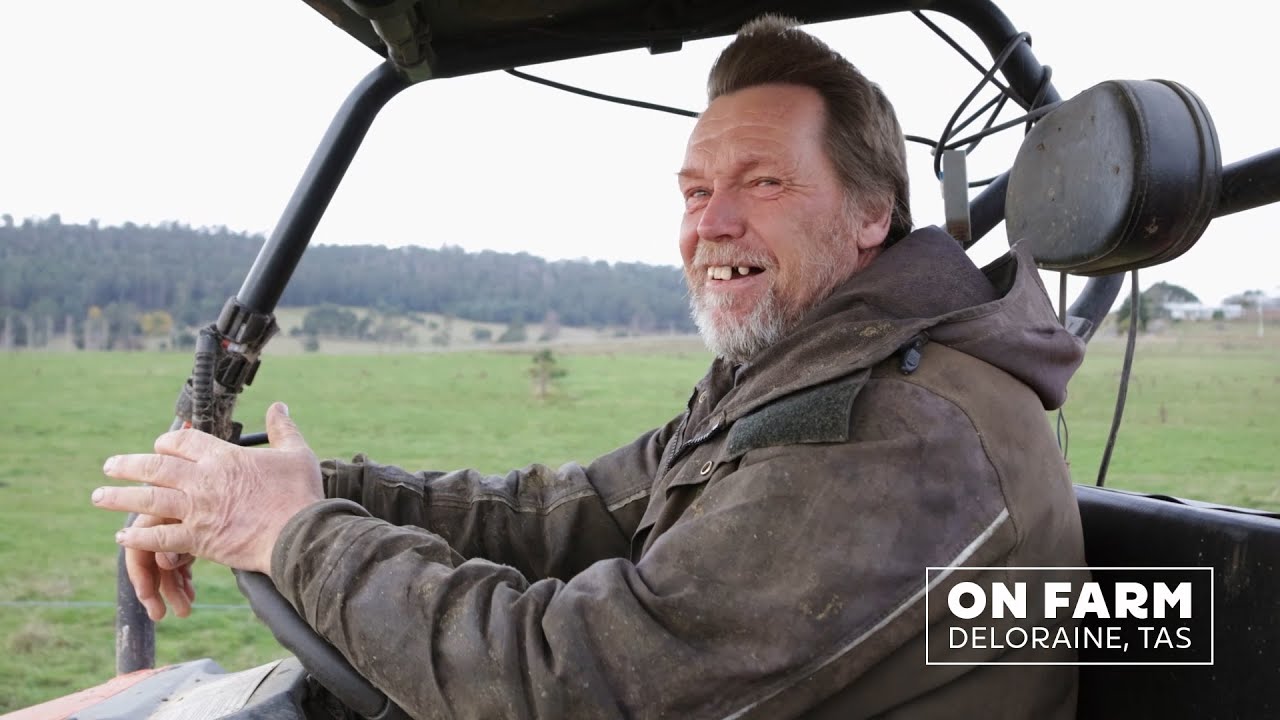 ON FARM in Tasmania, Australia with John Duindam