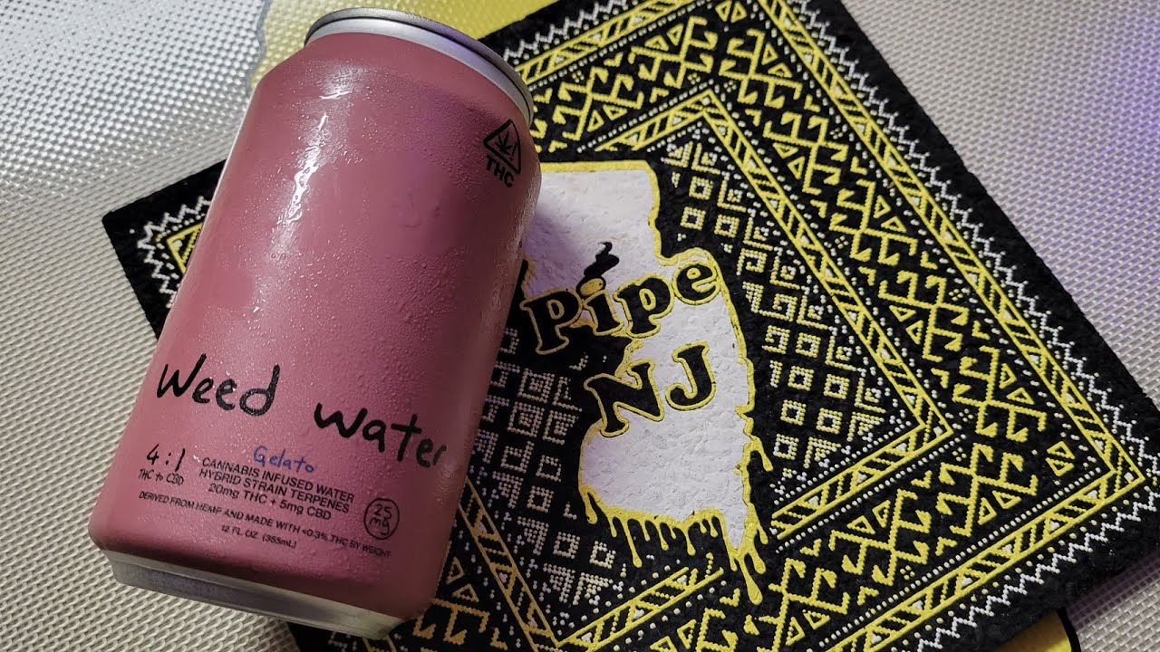 Weed Water Gelato! Legal Cannabis Infused Water!💧👌 25mg D9/CBD!