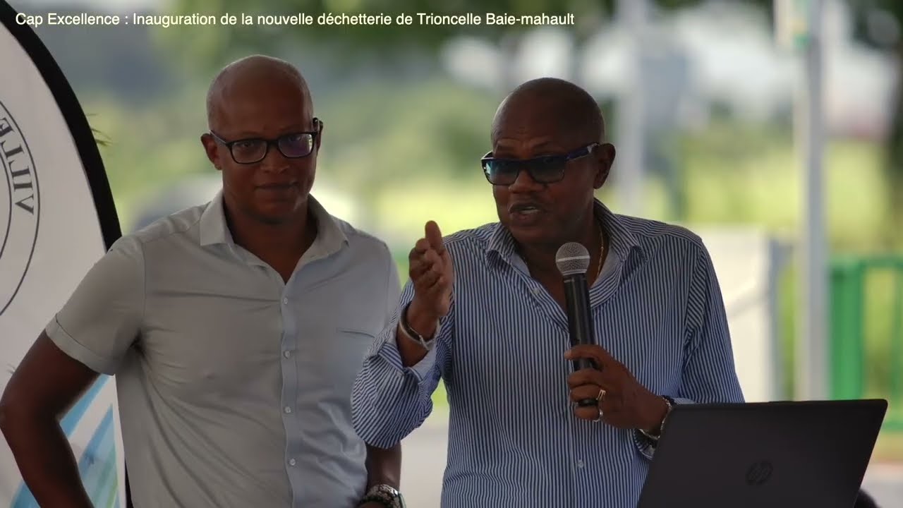 Inauguration de la déchetterie de Trioncelle